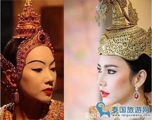 泰国两大古装美女noon和aum古装造型大比拼