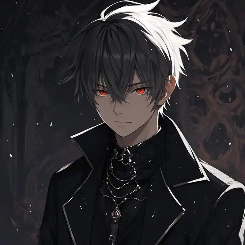 来看看这组黑暗系动漫男生头像吧,每一张都散发着神秘与酷炫的气息.
