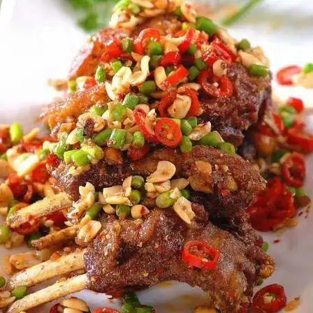 手抓排骨58元(热菜2号灶菜品)