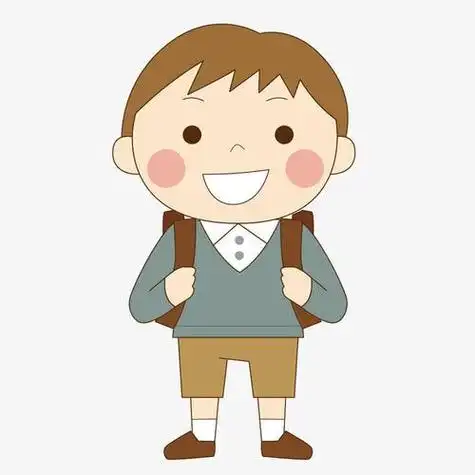 萌呆小男孩头像卡通图片