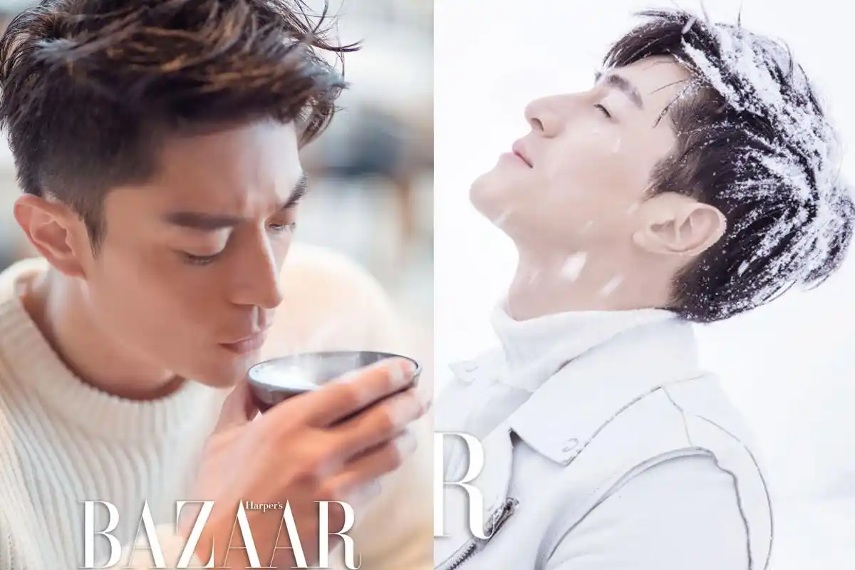 霍建华胡歌芭莎官方个人写真照曝光 策马驰骋化身冰雪王子