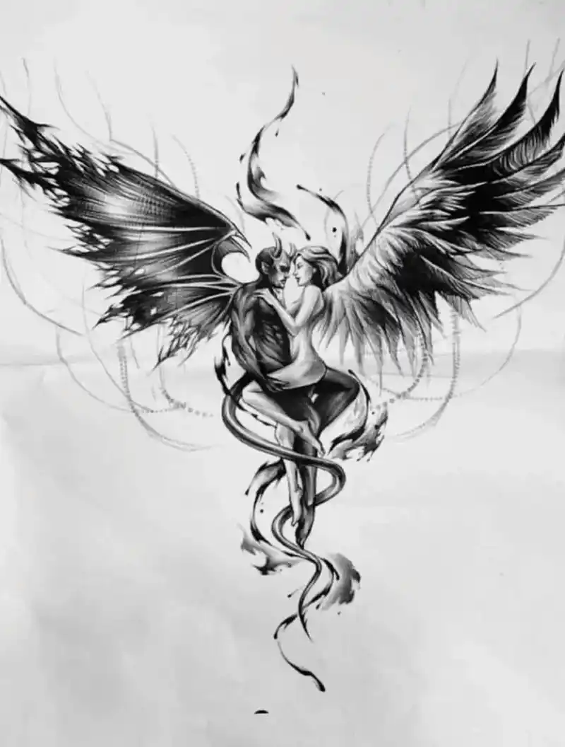 带翅膀的.#深圳纹身 #韶关纹身 #个性纹身图案  - 抖音