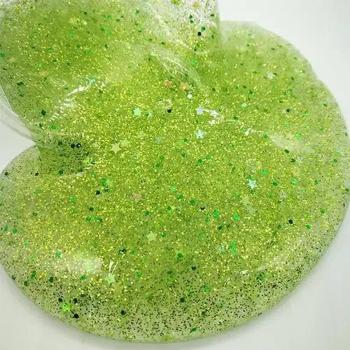 新水晶泥史莱姆绿色仙踪戳戳泥棉花泥快手发泄泥冰山泥假水泥slim