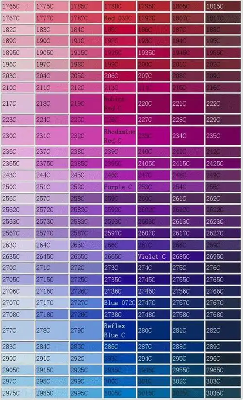 pantone国际潘通色卡c卡(印刷染色版)效果电子版