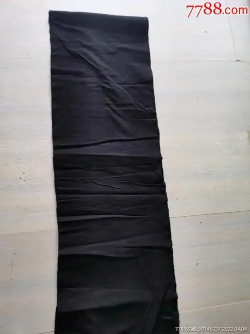 黑色纯棉手工老粗布全新未使用