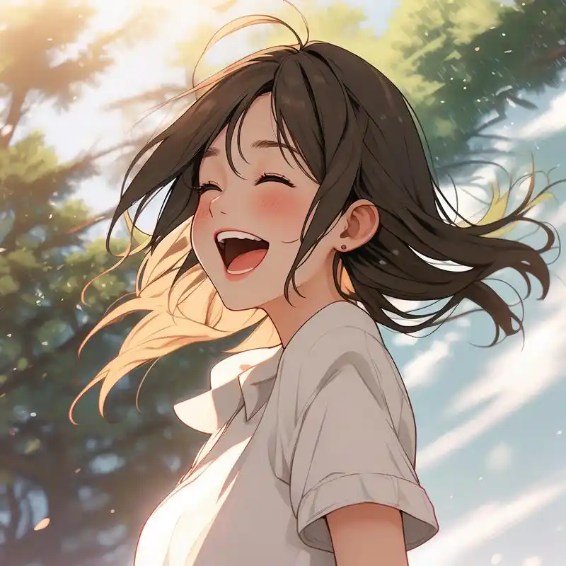 90 开心女生头像合集 96 今天给大家带来一组超级治愈系的开心