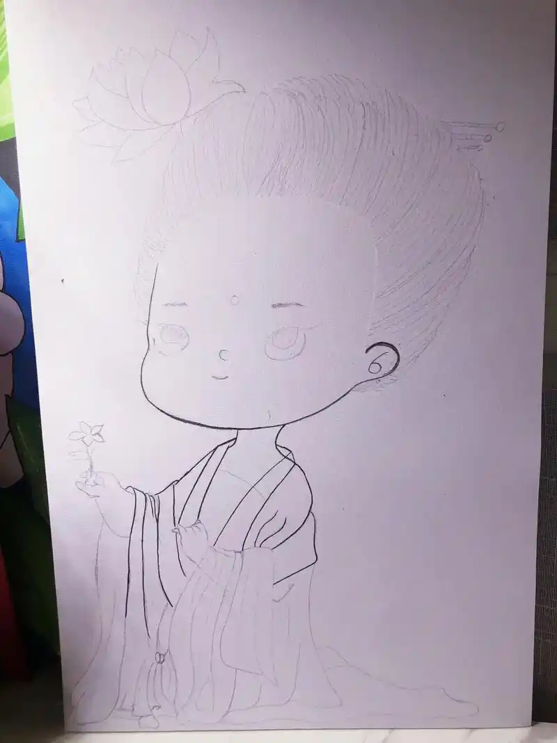 日常绘画 #针管笔手绘 #画渣日常 #古风绘画 画一个大唐 - 抖音