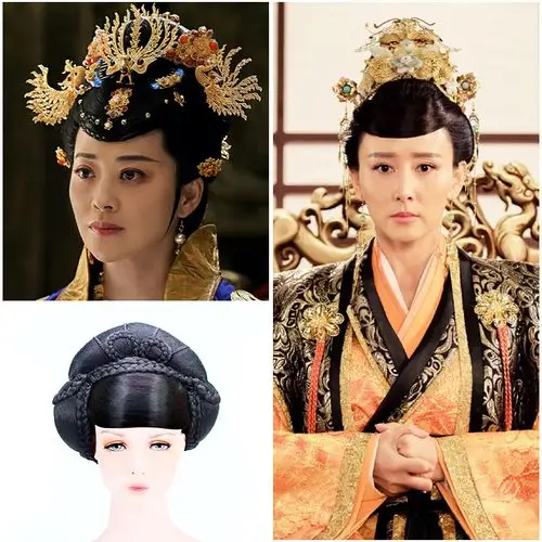 古装女假发套贵妃皇后造型整顶假发反串晚会日常整顶假发