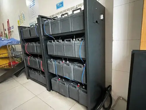ups电源松下蓄电池客户安装案例