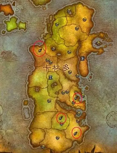 魔兽世界考古地图