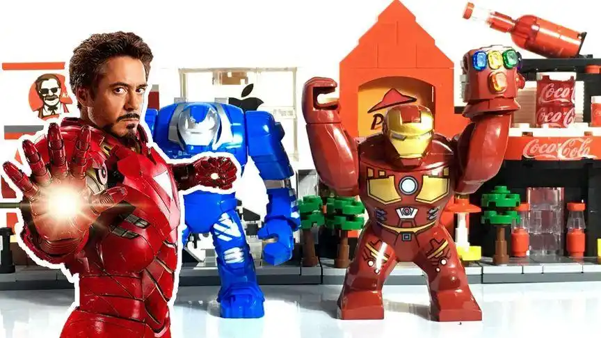 乐高积木钢铁侠积木拼装测评