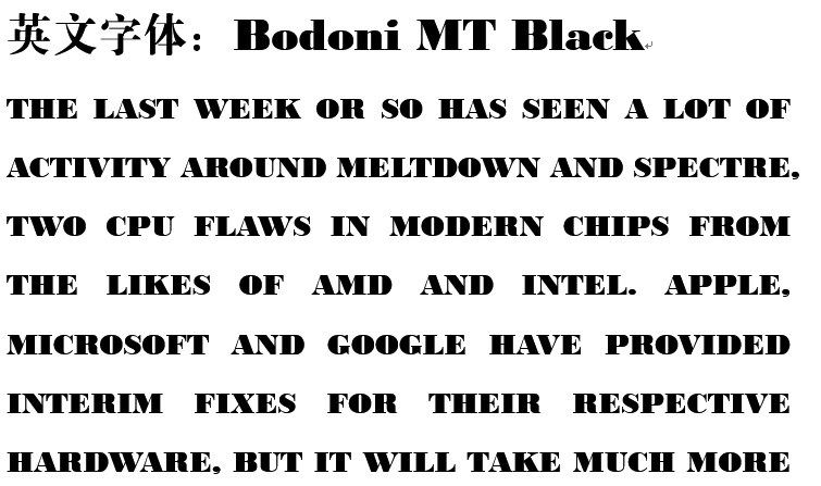 一个横细竖粗的英文字体,谁知道叫什么名字,哪里有下的?