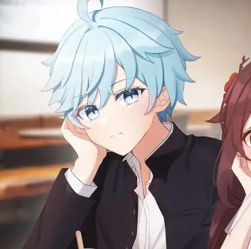 请问有没有蓝色眼睛的动漫男头