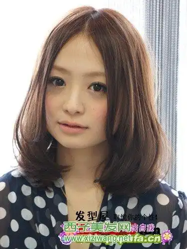 五款时尚美丽的方脸女生发型(3)
