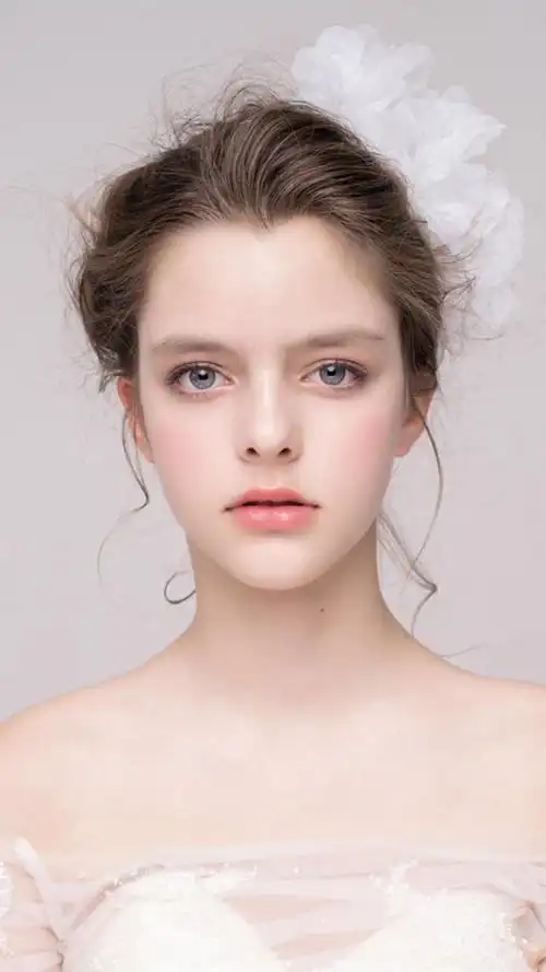 气质优雅的欧美女孩时尚写真,高清图片,手机锁屏桌面-壁纸族