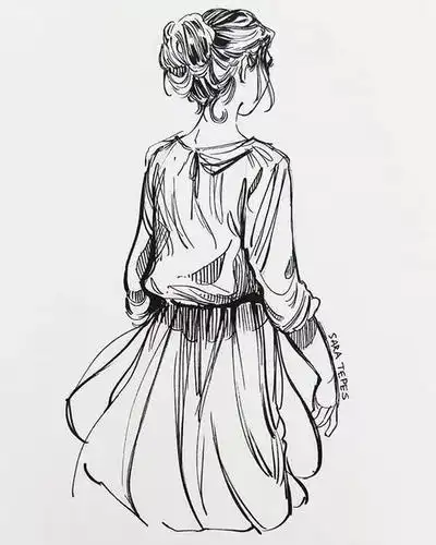 复线条人物简笔画 简笔画图片大全-蒲城教育文学网