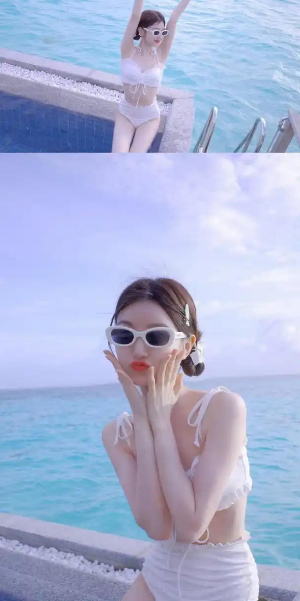 毛晓彤全新泳装写真壁纸