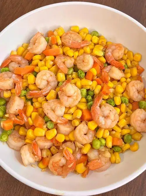 虾仁炒时蔬60低脂美味真的巨巨巨好吃啊60