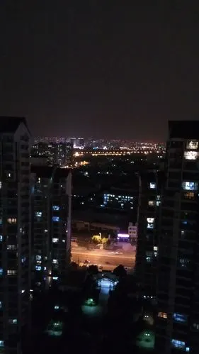 小区夜色