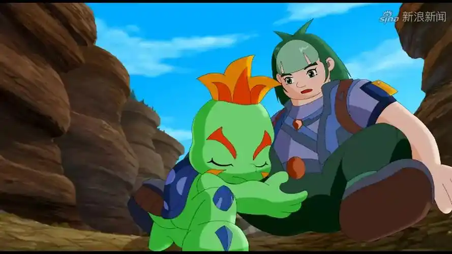 晶码战士:玄武兽进化后真是太强了,轻松打败了蜥蜴兽