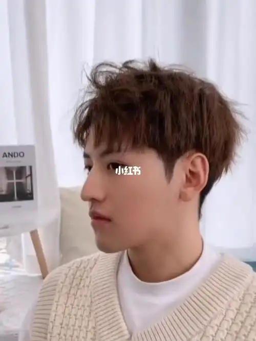 男生三七分摩根碎盖棕色谁做谁好看