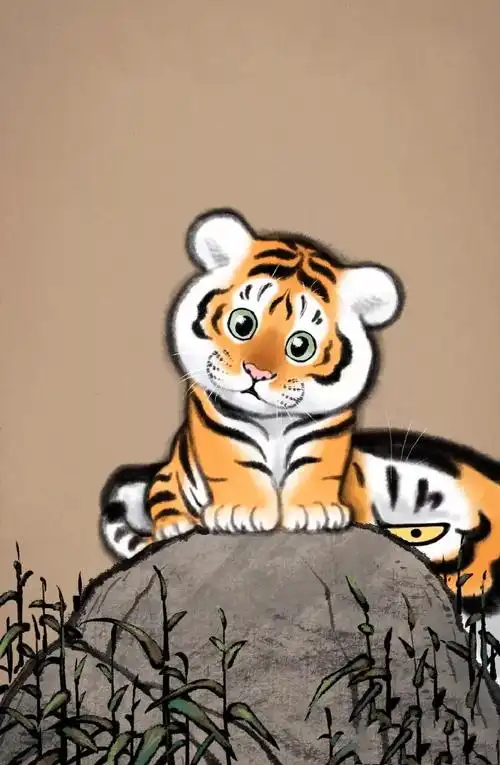 老虎- 堆糖,美图壁纸兴趣社区