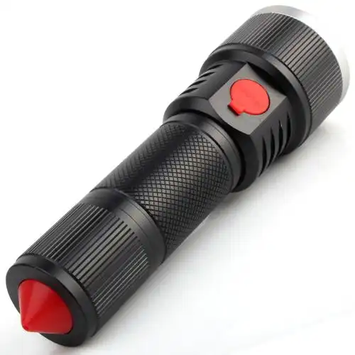 丽鲨聚远光手电筒强光充电超亮多功能远射氙气灯家用普通军工5000