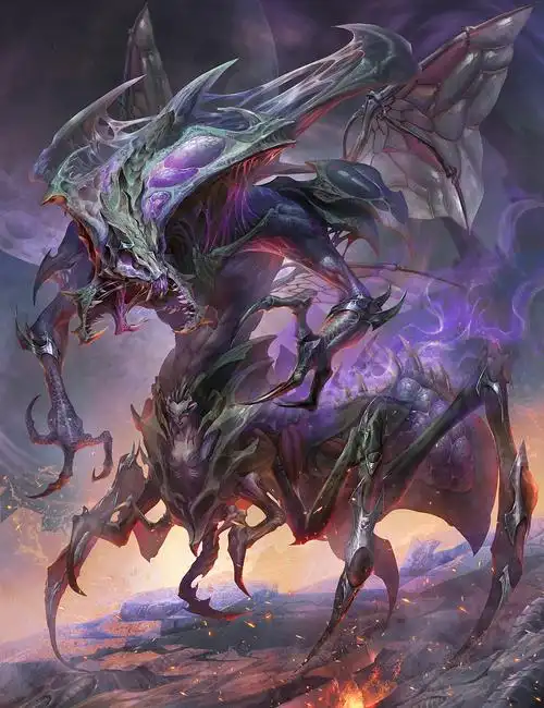 怪物步骤(从起稿到完成)