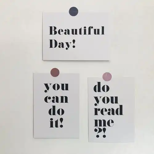 ins风简简约英文字母卡片墙贴墙面装饰贺卡贺卡