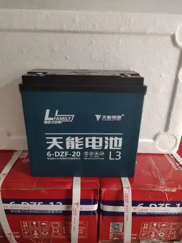 天能6dzm20电池12v20ah电动自行车三轮车电瓶6dzf20一块电动车电池