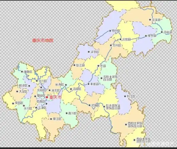 重庆市地图