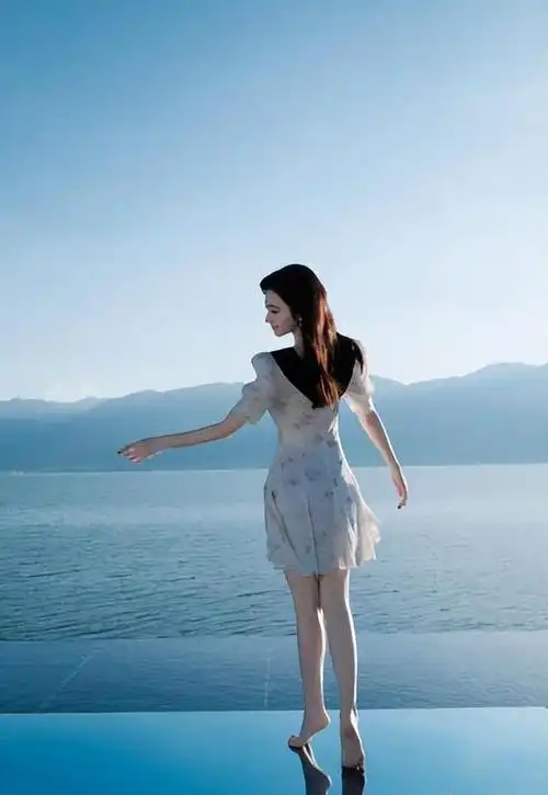 景甜无与伦比的美丽