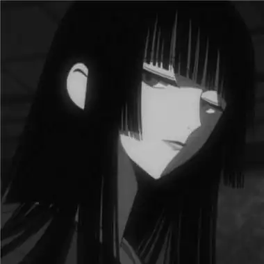 黑白动漫女生头像高冷气质