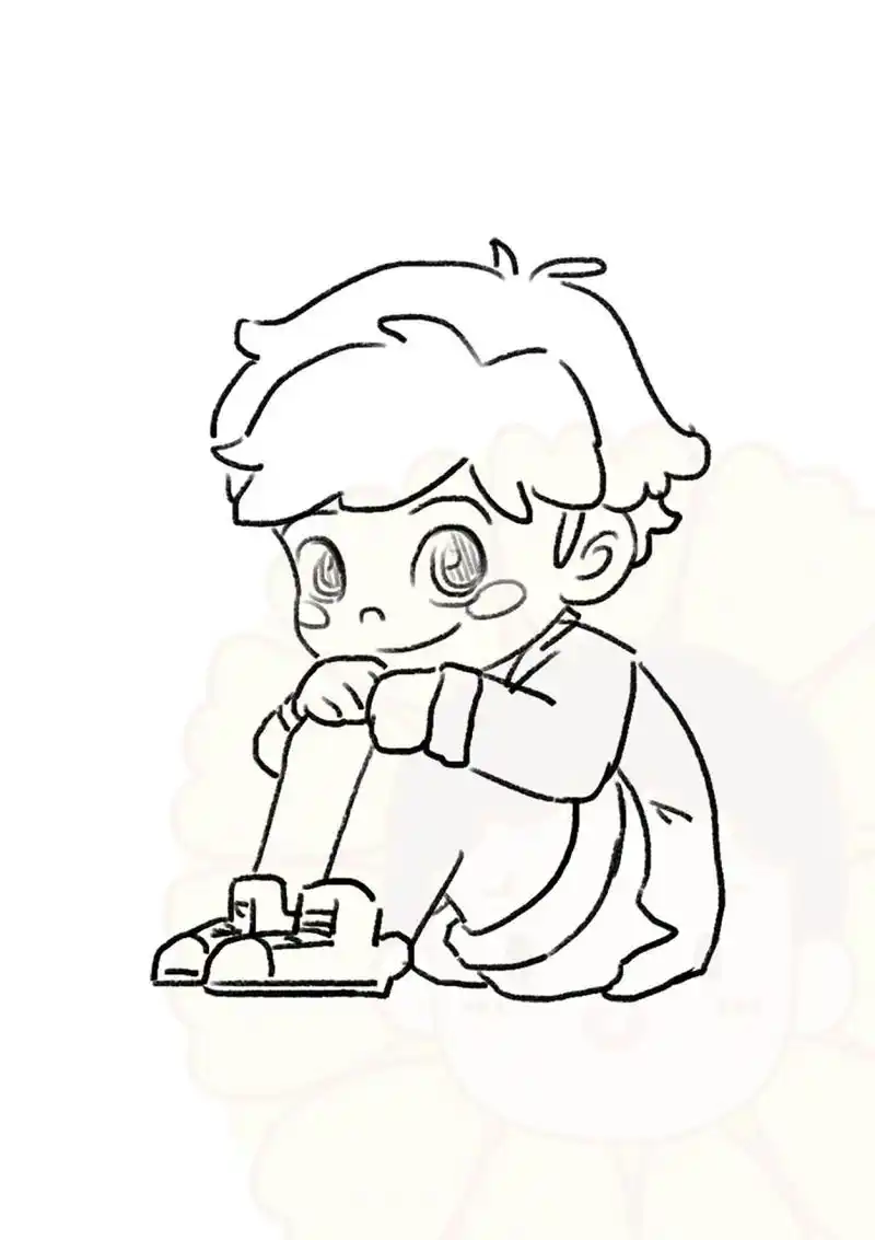 6个超级可爱的q版坐姿分享给大家! 喜欢可以礼貌抱走!