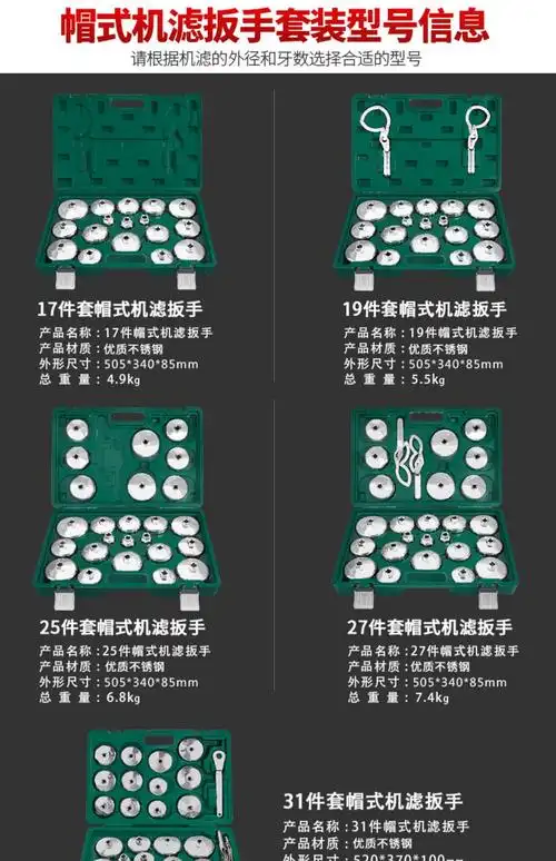单个机滤套筒扳手帽式滤清器滤芯扳手汽车机油格拆装工具80989mm12牙