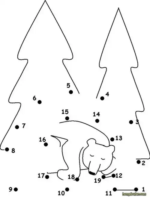 趣味连线游戏图片下载漂亮的圣诞树简笔画大全