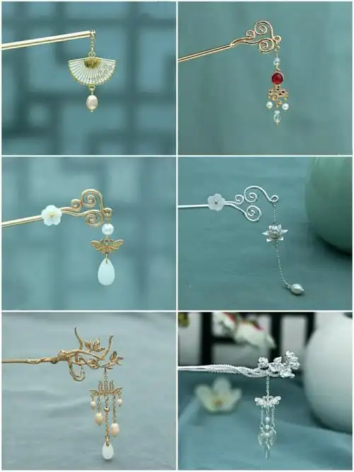 发簪风情78魅惑一簪挑风情金步摇