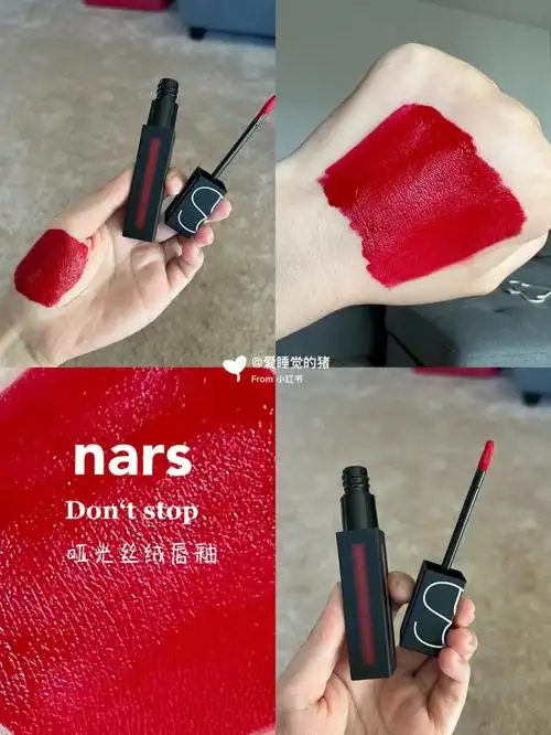 没有美颜滤镜自然光下原相机给大家试色颜色真的绝绝子很正的复古红