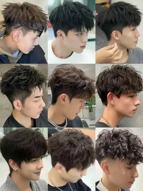 最全男生烫发发型合集,比发型书还全面
