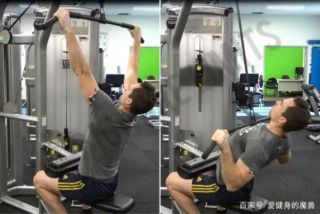 绳索下拉是发展背阔肌的最佳动作之一,但是其实稍微加上身体的一点后