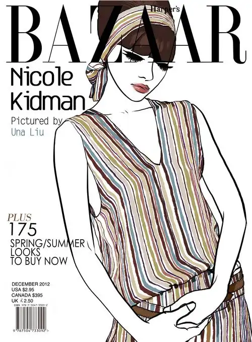 简单杂志封面设计