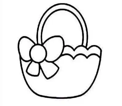 花篮简笔画 花篮简笔画图片