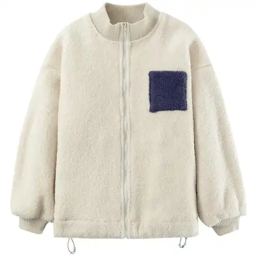 盐系炸街厚毛绒毛茸茸外套女可爱2020新款复古港味秋冬慵懒bf风 - 尔