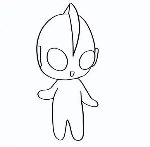 迪迦奥特曼简笔画怎么画(一步一步学画奥特之王)