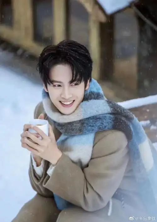 挑战发100位明星#  今天是81位    好韩啊 这是冬日男朋友吗!