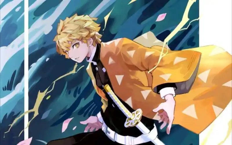 《鬼灭之刃我妻善逸》雷之呼吸61壹之型61霹雳一闪61六连!