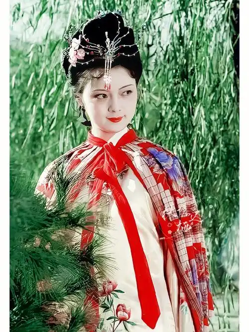 都说宝钗这件披风像80年代的被单你们觉得呢