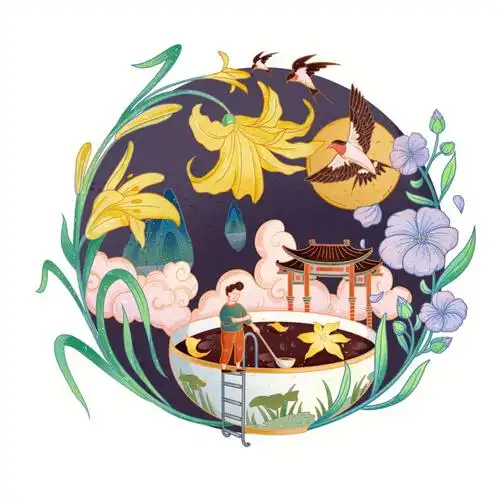 插画应用之圆形构图优点