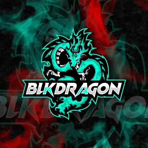 四神兽系列《 青龙》游戏logo