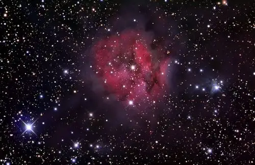 太空星座星云摄影插图